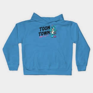 Enigmatic Toon Explorer XYE's Urban Odyssey Kids Hoodie